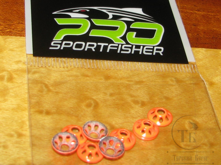 Турбо диск с отверстиями Pro Ultra Sonic Disc Ultra Orange SM 7 мм 10 шт Pro Sportfisher