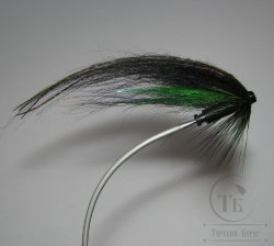 Муха лососёвая Bottle Heavy (18) Black Green 