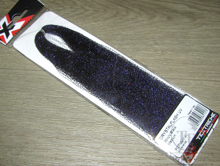 Крученый люрекс Crystal Flash Medium UV Black Textreme