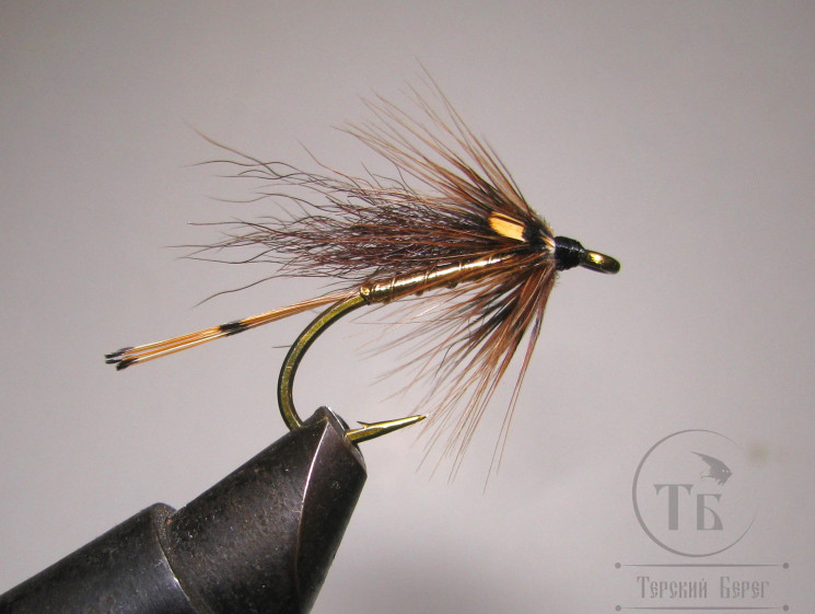Муха форелевая Wet ( 10 ) Bear Trout JC крючок S80NP-BR № 8
