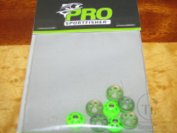Турбо диск с отверстиями Pro Ultra Sonic Disc Chartreuse SM 7 мм 10 шт Pro Sportfisher