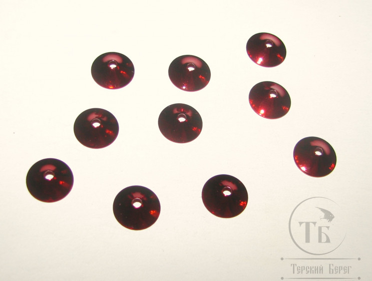 Конус ( турбо диск ) 12 мм 10 шт Metallic Red