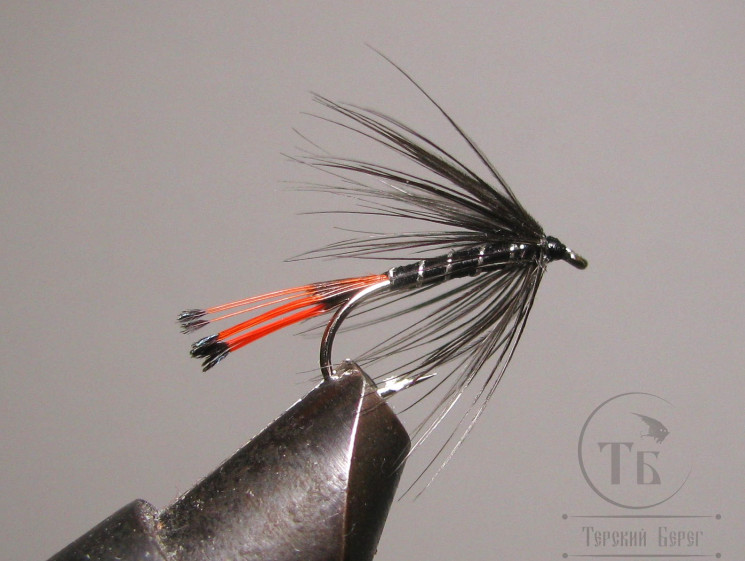 Муха Soft Hackle ( 2 ) SH Black Gold Pheasant Tail кр. № 14