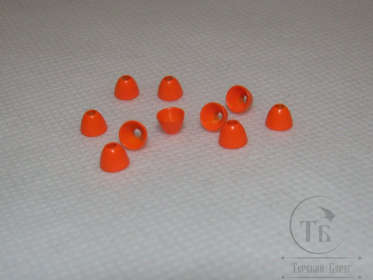 Конусная головка латунная Fl. Orange 4,8 мм. 3/16" (10 шт.)