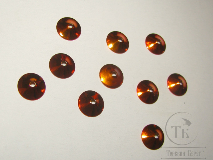 Конус ( турбо диск ) 12 мм 10 шт Metallic Orange