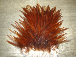 Седло петуха с широким пером Rooster Saddle Rusty Brown