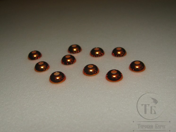 Конус латунный ( полусфера ) 4 мм 10 шт Metallic Orange