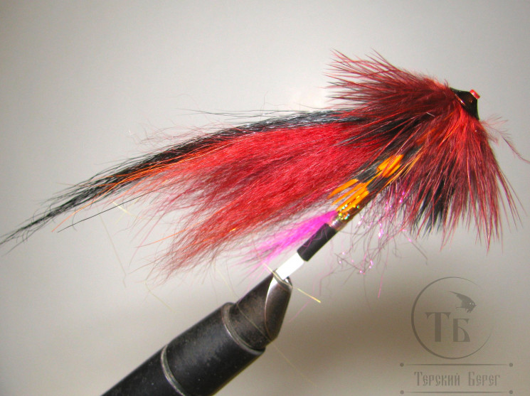 Муха лососёвая Turbo Pl. FF ( 26 ) Pink Tail Pahtakorva T 8,0 mm. 10 sm.