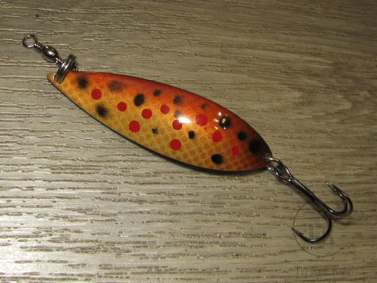 Блесна "Варзуга" 9 гр Brown Trout Терский Берег ND23