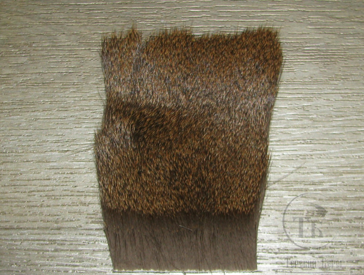 Мех оленя Comparadun Deer Dk. Brown Natural Premium 8 х 6 cm.