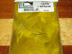 Перья селезня кряквы Mallard Flank Yellow Hareline