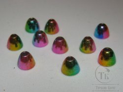 Конусная головка латунная Rainbow 6,3 мм. 1/4" (10 шт.)