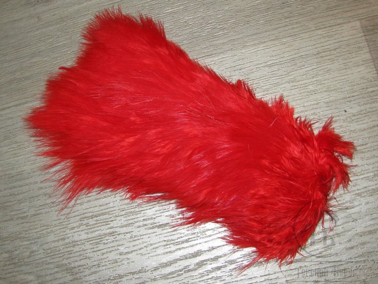 Перо петуха спей / Spey Feathers 1/2 Soft Hackle Red