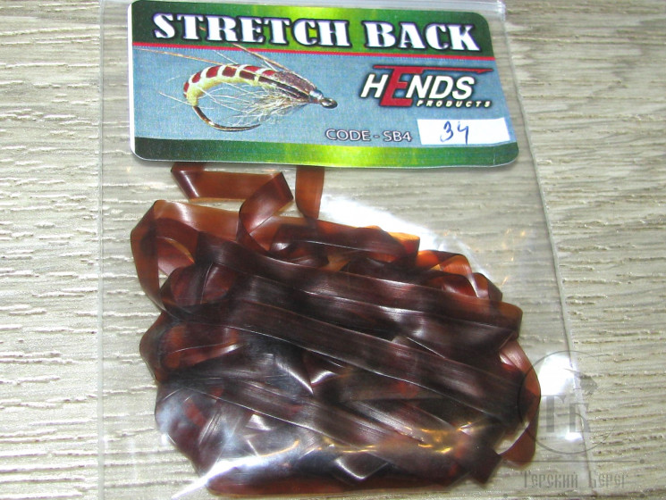 Stretch Back Olive Brown Hends № 34 1/8 - 4mm