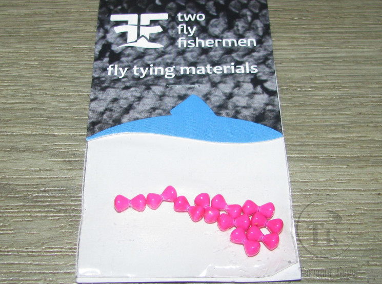 Глазки гантельки латунные Fl. Pink 4,0 mm (уп 10 шт)