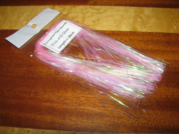 Плоский тисненный люрекс Pearl Pink ( распродажа С - 18 )