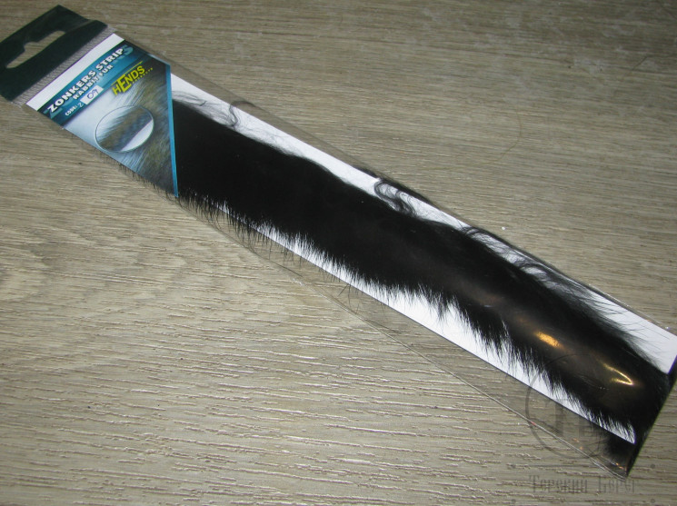 Зонкер кролика Rabbit Zonkers Strips 4 mm 1/6 Black 50 cm Hends
