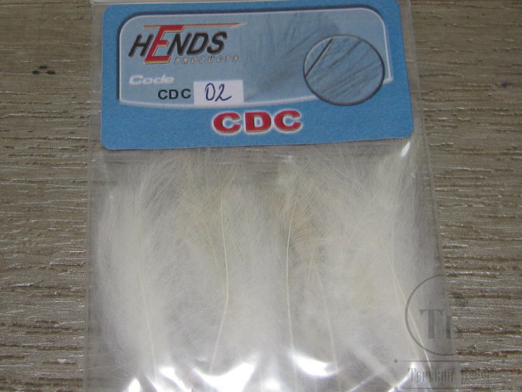  Перья CDC 25 ps Hends # 02 White