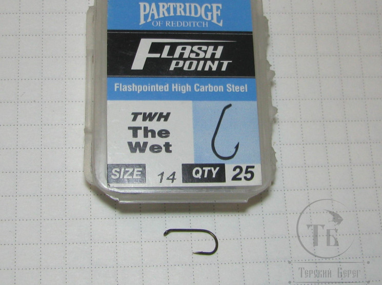 Крючки Partridge TWH The Wet № 14 ( 25 шт )