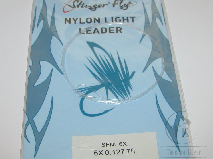 nylon light leader 7 ft 6X 0.152