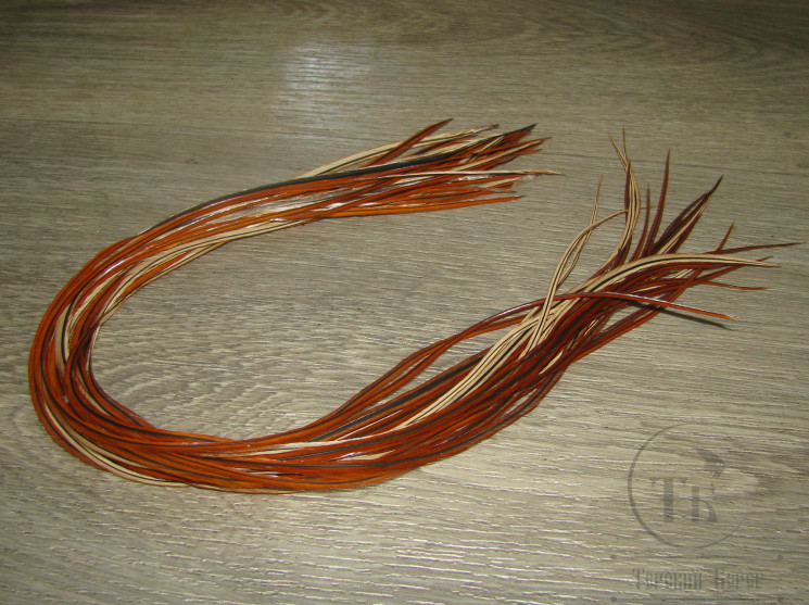 Перо Dry Fly ( для сухих мух ) 10 шт Badger Furnace крючки № 10 - 12 - 14