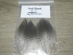 Перья чирка 12 шт. отборные Teal Barred Flank Natural 12f