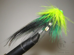 Муха лососёвая Turbo Pl. FF ( 34 ) Kola Green T 8,0 mm. 11 sm.