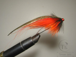 Муха лососёвая Bottle Heavy ( 16 ) Red Head Varzuga