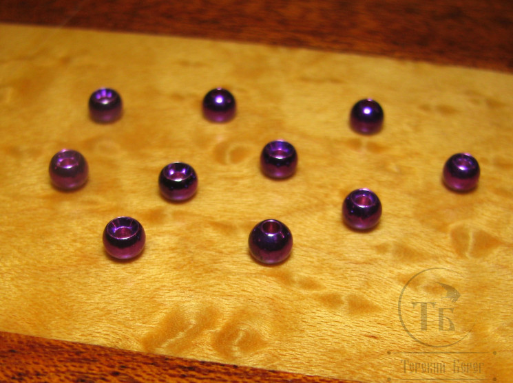 Шарик (головка) диам. 3,8 мм латунь Metallic Purple (10шт)