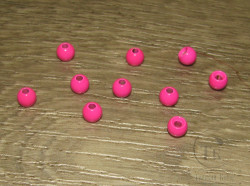 Шарик (головка) диам. 6,3 мм латунь Fl. Pink (10 шт) 