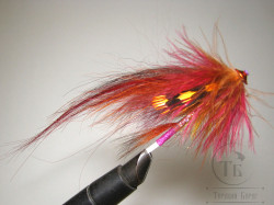 Муха лососёвая Turbo Pl. FF ( 35 ) Rusty Pahtakorva Var. T 8,0 mm. 9 sm.
