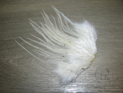 Перо Dry Fly ( для сухих мух верхняя часть седла на коже ) White ССН-05
