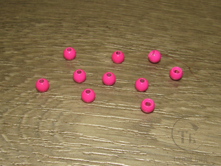 Шарик (головка) диам. 2,4 мм латунь Fl. Pink (10 шт) 
