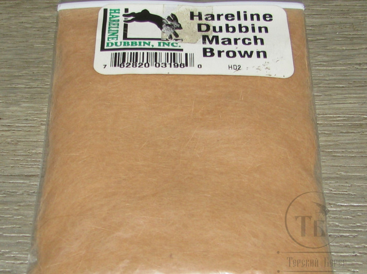 Кроличий даббинг Rabbit Dubbing March Brown Hareline