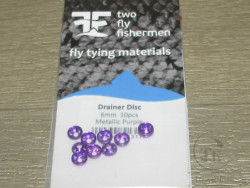 Конус ( турбо диск с отверстиями ) 6 мм 10 шт Metallic Purple TFF