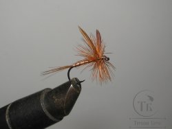 Муха сухая Dry fly Adams 40 " Adams Brown Wing "крючок № 16 ( Kumho )