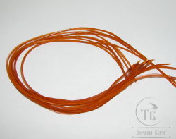 перо Dry Fly (для сухих мух) 10 шт рыжее  крючки № 18-22