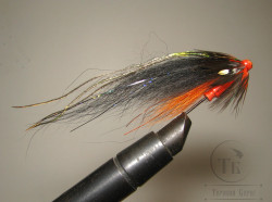Муха лососёвая Bottle Heavy ( 11 ) JC Black Orange FOB