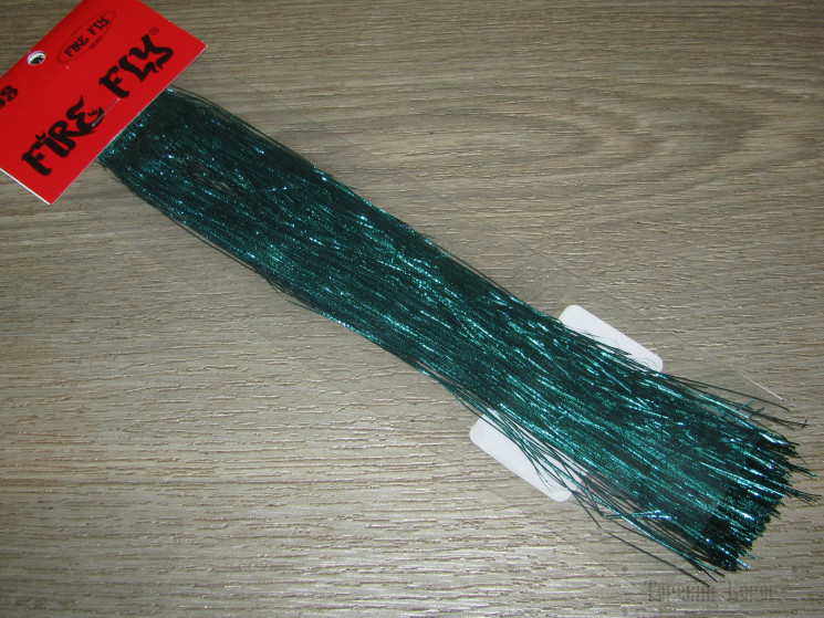 Плоский тисненый люрекс Fire Fly Tye Green FFT-03 Hedron