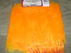 Мягкие пуховые перья Marabou Strung 1/4 OZ Fl. Orange ( Metz , Wapsi )