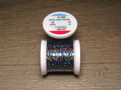 Плоский люрекс Holostren Tinsel 0,100 HS 07 Hol. Black 12 yds Hends