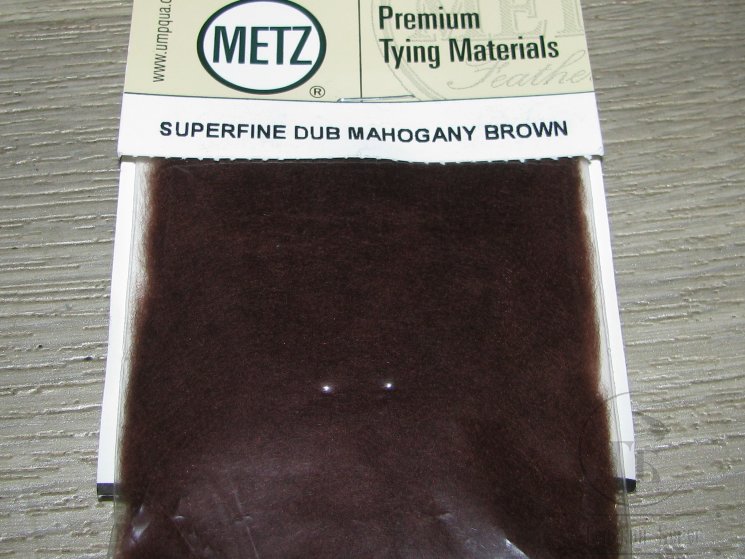 Даббинг Superfine dry fly Mahogany Brown Wapsi / Metz