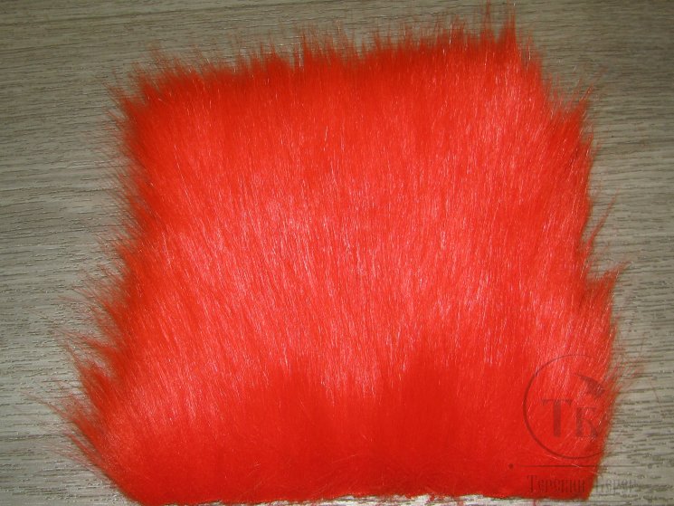 Искусственный мех / Craft Fur Fl. Fire Orange (5-7 cm)