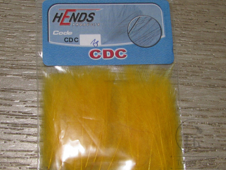 Перья CDC 25 ps Hends # 18 Yellow