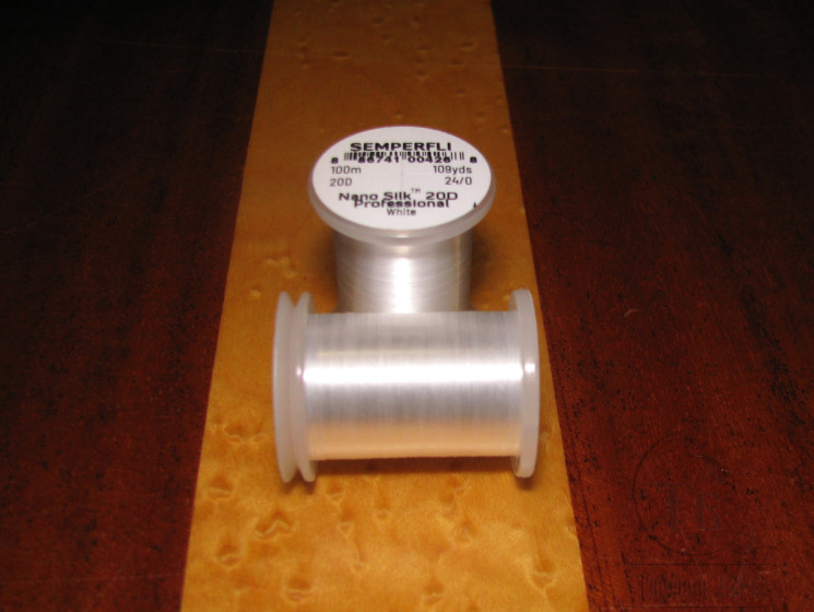 Монтажные нитки Nano Silk Ultra 20D 100 m. 24/0 White Semperfli