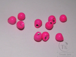 Головки вольфрамовые со смещенным отверстием  Micro Jig Heads D 6.4 Fl. Pink