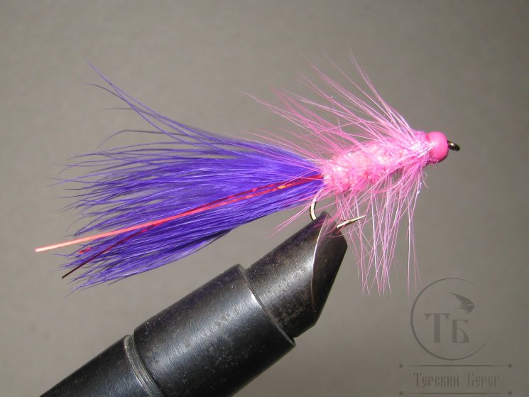  Муха Woolly Bugger PH Pink / Purple № 10