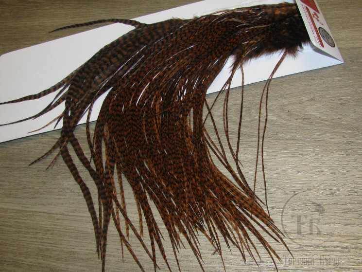 Седло 1/2 Whiting High Dry Saddle Grizzly Coachman Brown