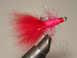 Муха горбушевая ( 39 ) Polar Red Pink AF тройной крючок № 4