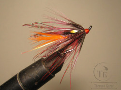 Муха лососёвая Pahtakorva ( 4 ) Spey Claret Ph. DL 71 Bl. № 6